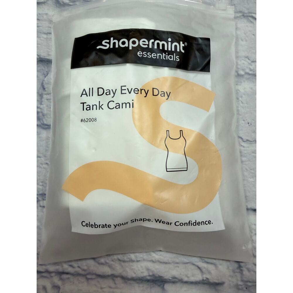 NWT Shapermint All Day White Tank Cami White Shapewear Shaping Large 62008 A791 - Picture 8 of 8